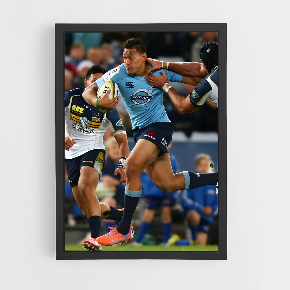 Poster Israel folau – affiche Rugby (vue 2)